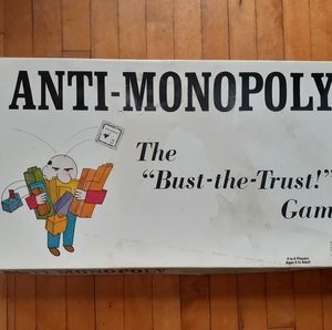 Vintage 1974 Anti-Monopoly Board Game